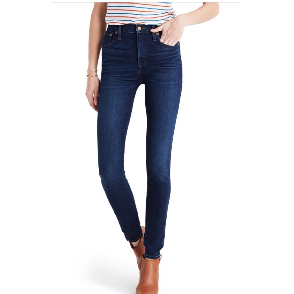 Madewell 10 inch High Rise Skinny Jeans